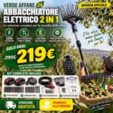 Scuotitore per olive 2 in 1 a 219 euro